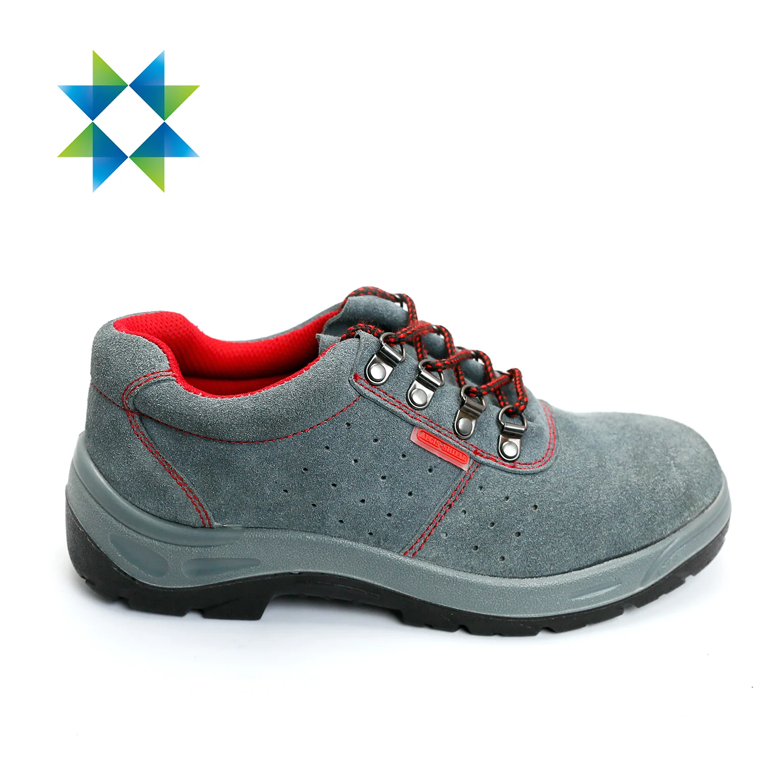 SKPURE rubber PU sole breathable Anti-smashing Non-slipping steel toe safety shoes for workshop industrial construction