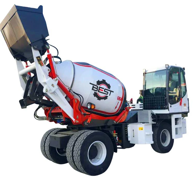 Лидер продаж, самозагружающаяся Бетономешалка 3 кубических метра с двойной шиной