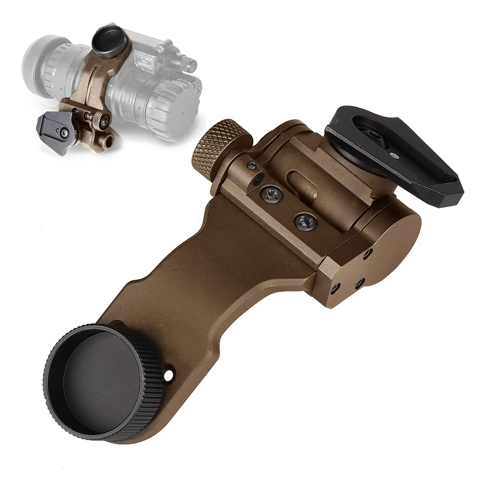 2024 Tan PVS-14 Helmet Night Vision J-Arm Adapter Mount Aluminum Light Weight