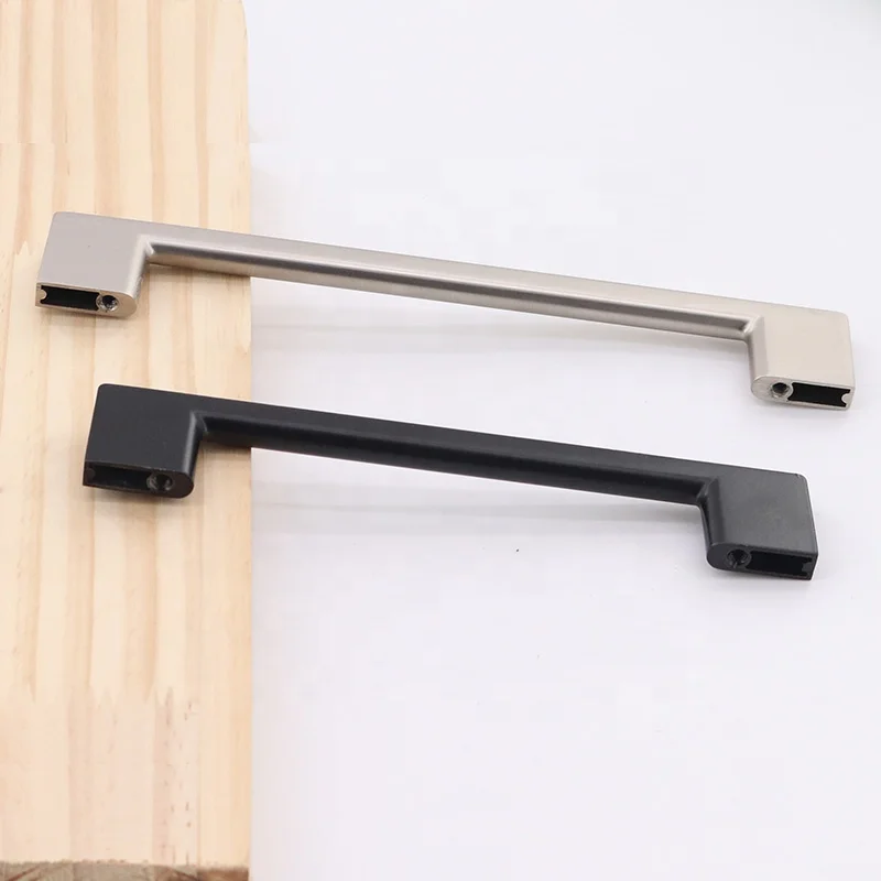 ULW Hot Sale Aluminium Black Classical Furniture Handle Furniture Hardware Antique Push Pull Door Handle