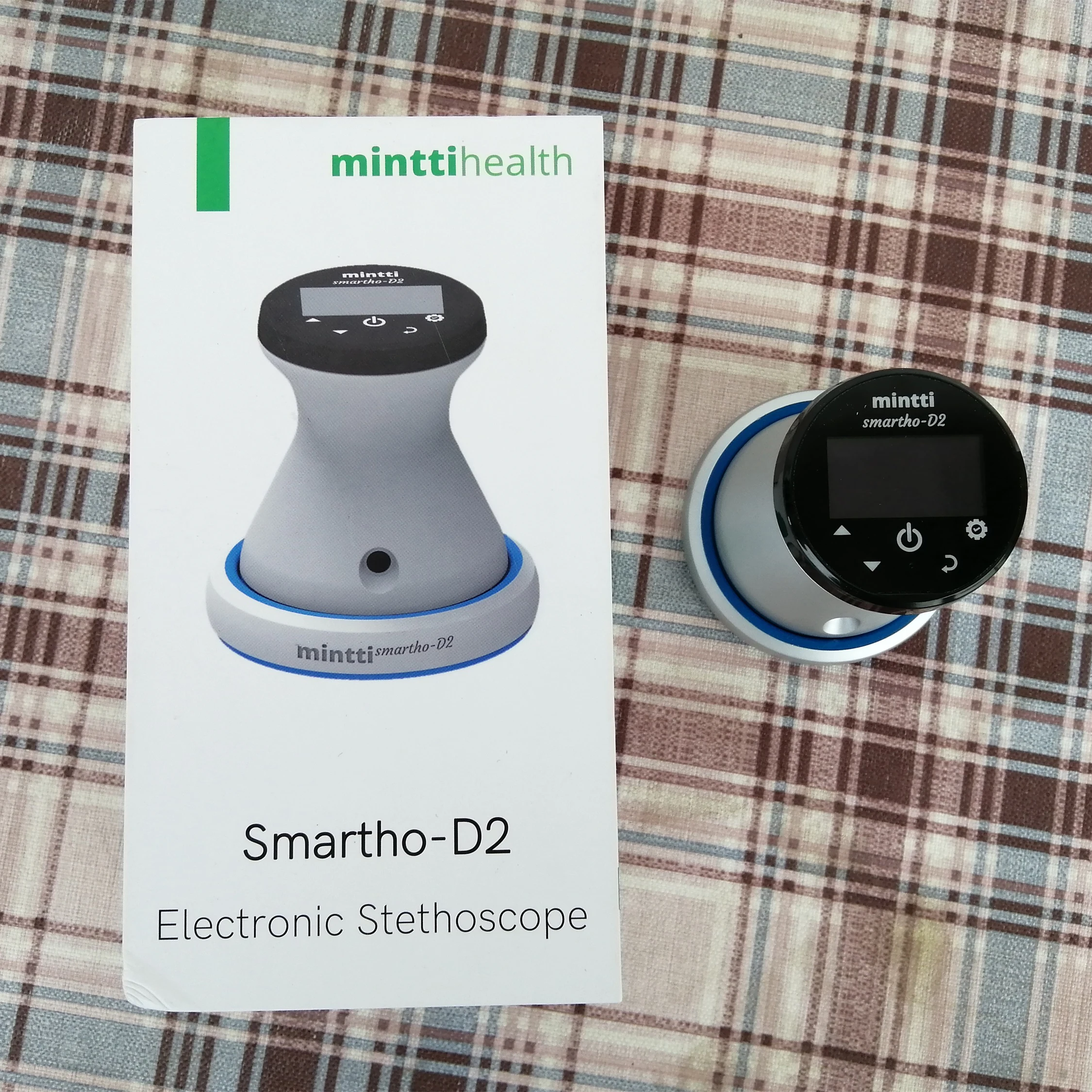 
Minttihealth CE approved electronic stethoscope Melodicare telehealth 