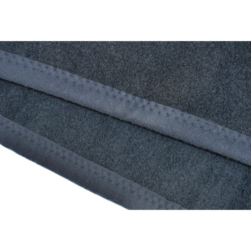 BLUE PHOENIX relief synthetic blanket Navy blue thick heavy winter refugee relief first aid satin trim winter warm for warship
