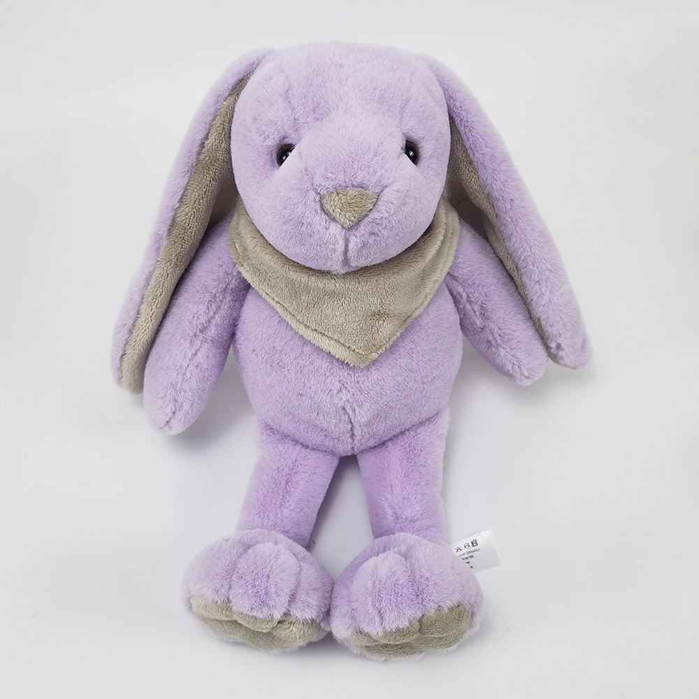 Wholesale manufacture  high quality soft plush bunny shape  stuffed plush toy OEM customized logo