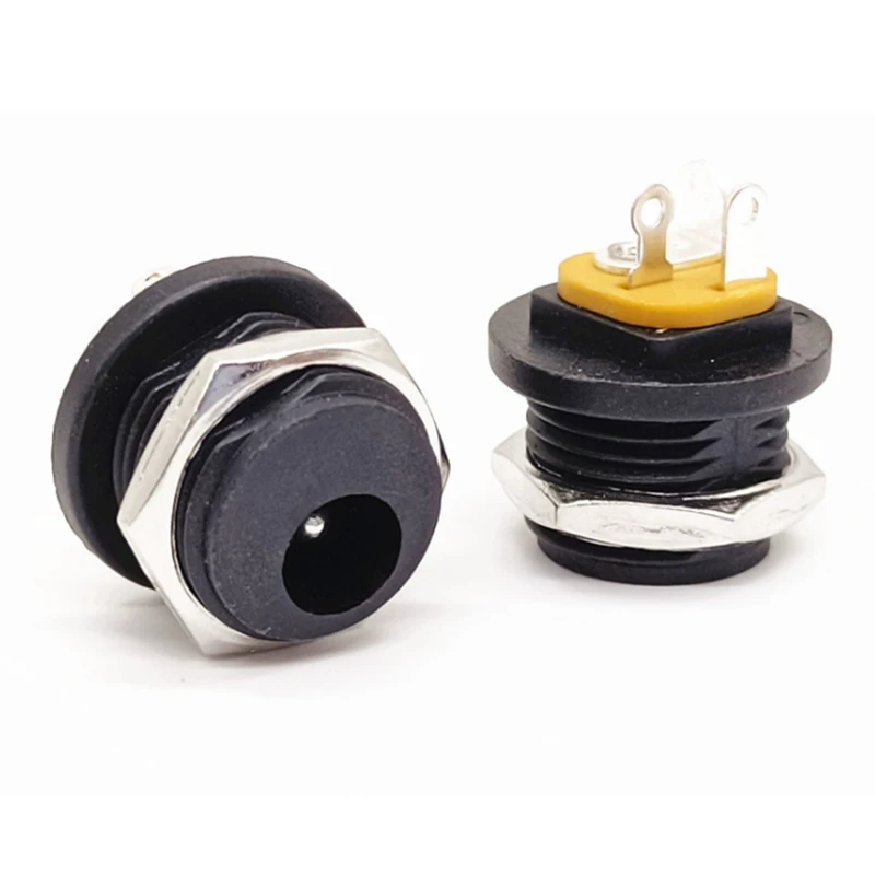 DC-021PJ-011A PJ-011B barrel jack connector 3.5 diameter inner diameter female seat 180 degree DIP type dc jack waterproof