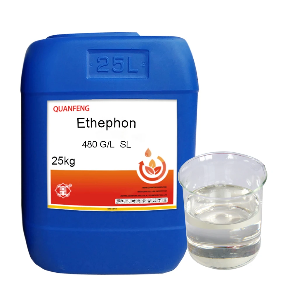 Ethephon 25L/bottle  480g/L 40%SL 5%PA 16672-87-0 fruit ripening 90% TC Ethylene manufacturer plant growth regulator