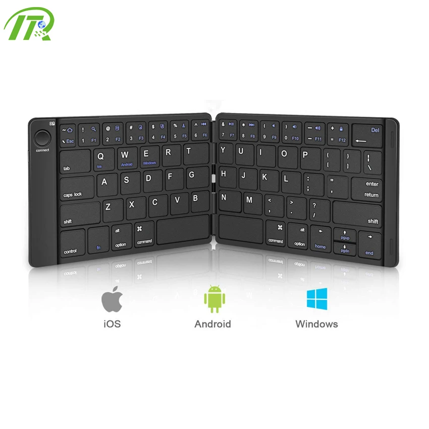 
Shenzhen Factory Good Quality Mini Wireless Folding Computer Game Keyboard 