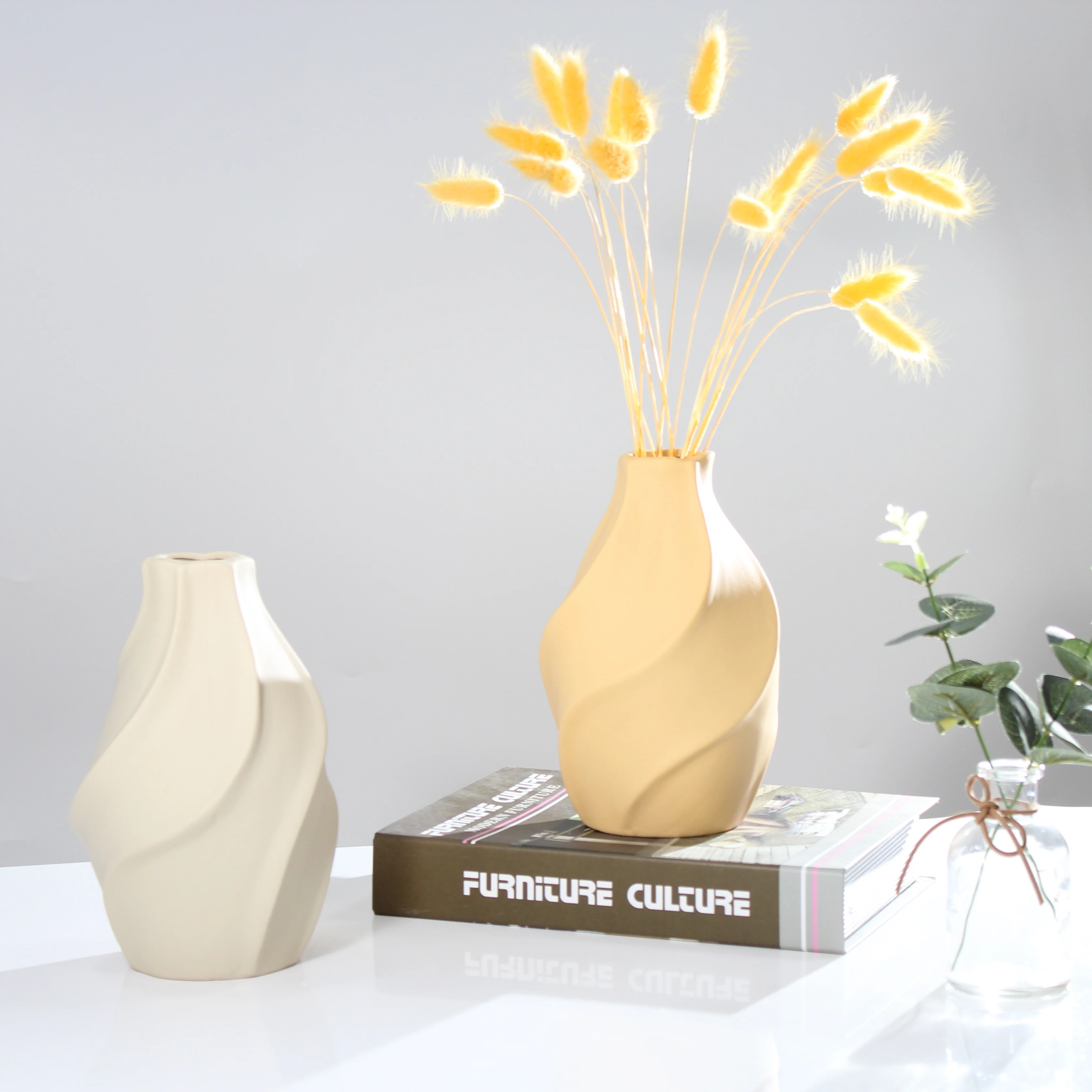 YBH Vintage Europe Set Garden Wedding Home Decor Candlesticks Candle Holder Flower Vase