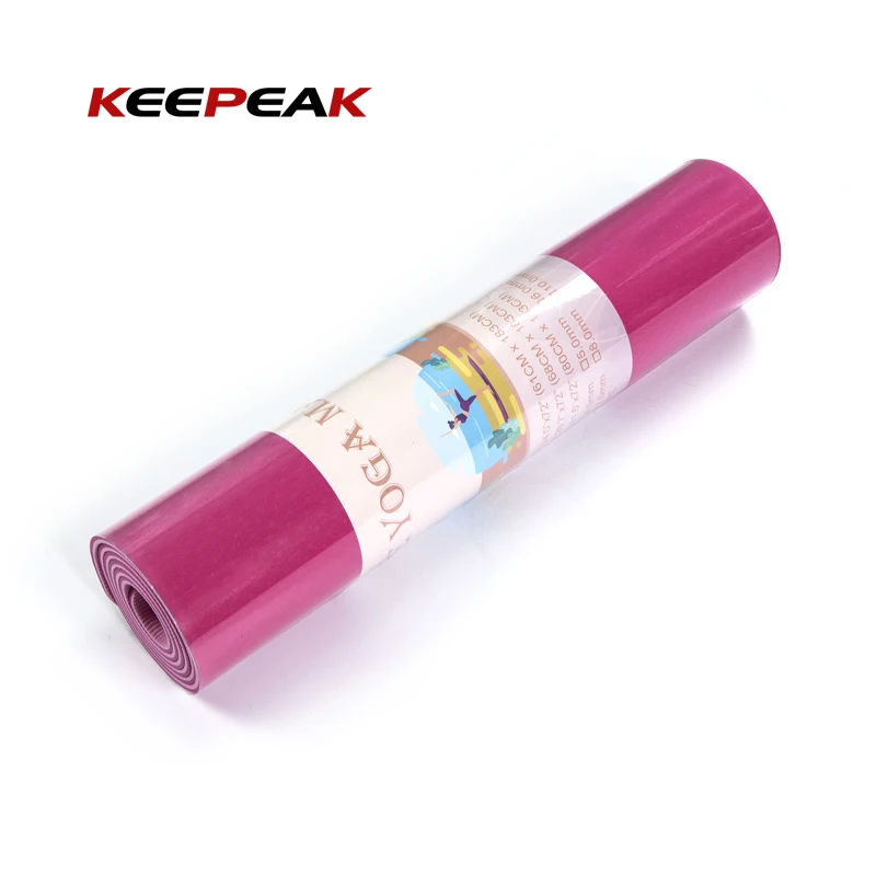 Китайская Фабрика Keepeak, дизайнерский коврик для йоги, фирменная марка, коврик для йоги, эко, Настраиваемые коврики для йоги, премиум, низкая цена