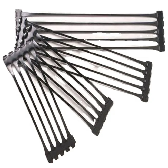 
Plastic uniaxial geogrid for soil stability 