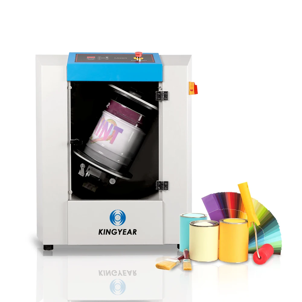 automatic gyro clamping liquid painting mixer machine JY-30A3