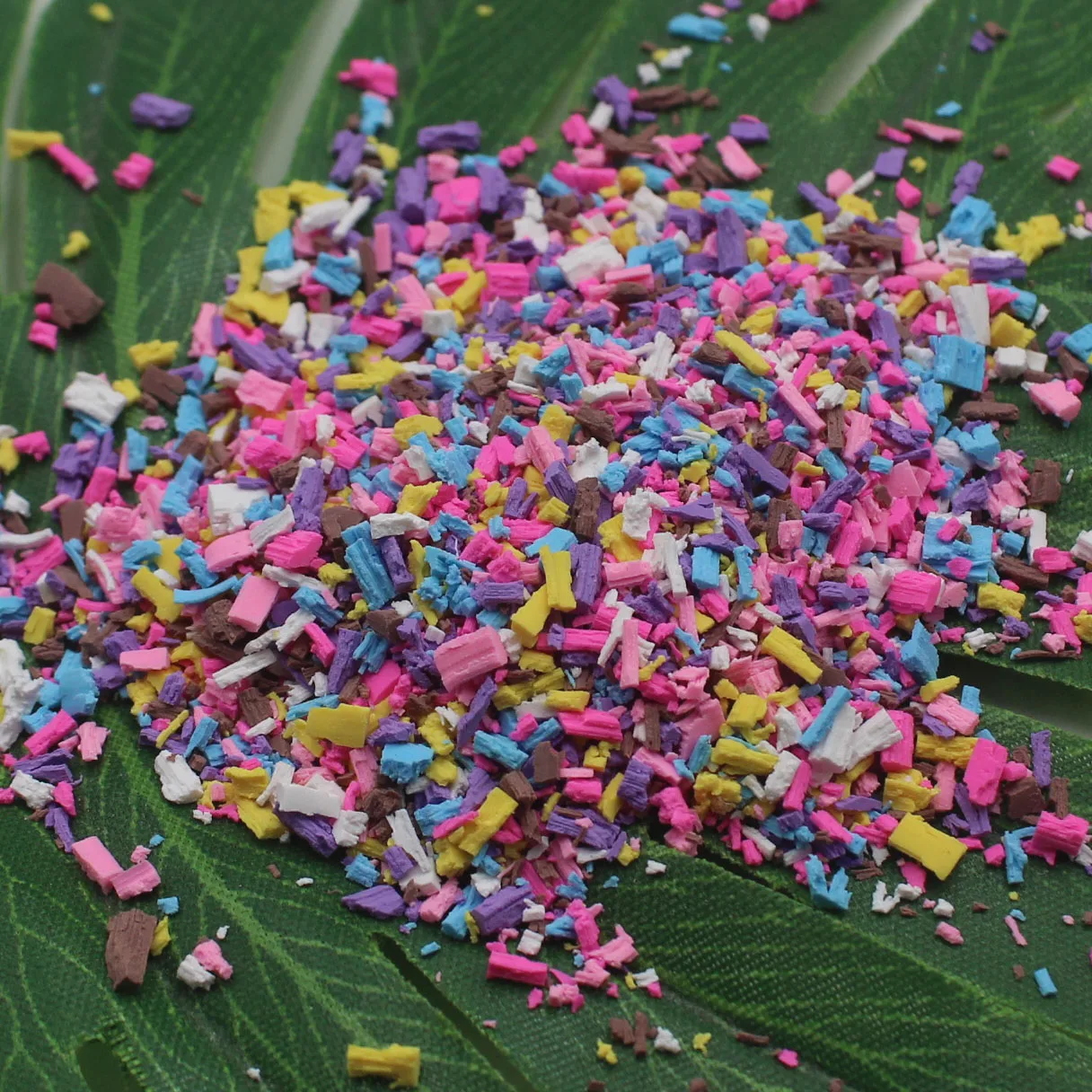 500g Colorful Artificial Bread Crumbs Polymer Clay Slices Sprinkles Confetti  for DIY Stuff Crafts Decoration