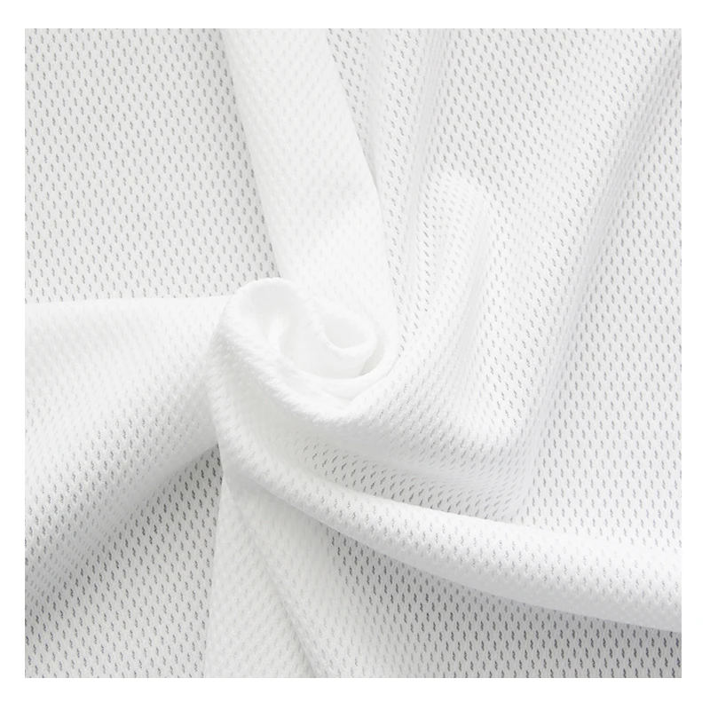 100 polyester tricot knit mesh for clothing and breathable garment fabric
