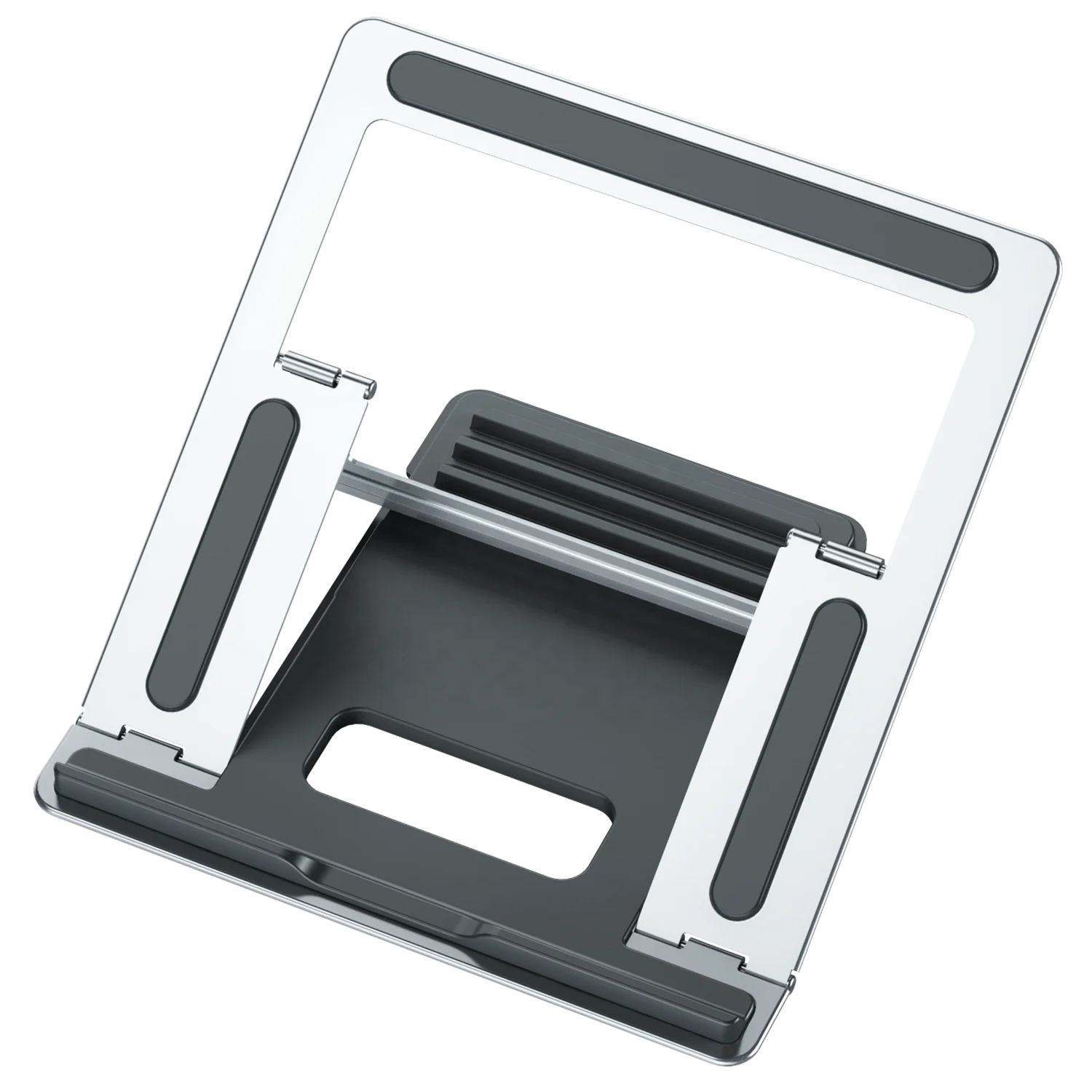 4 Levels Foldable Adjustable Metal Silicone Computer Tablet Stand Ergonomic Notebook