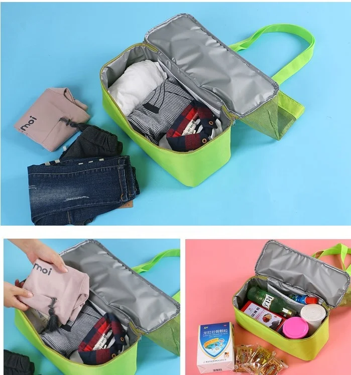 Korean style wet and dry nylon bag cooler bag mummy tote bag