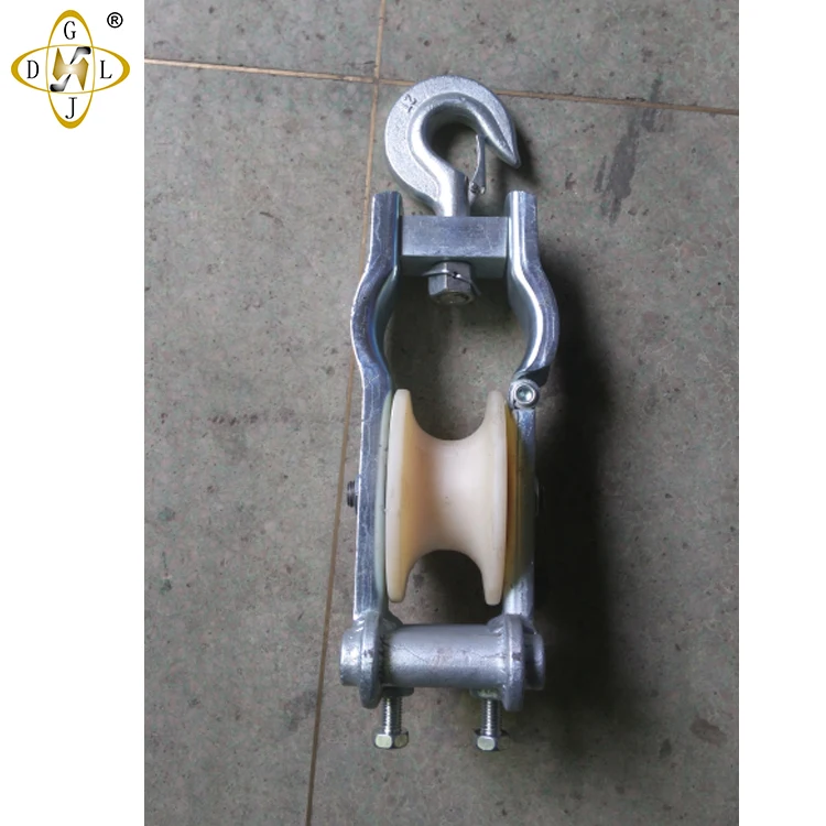 high quality pulley for cable strings, Double sheave pulley block