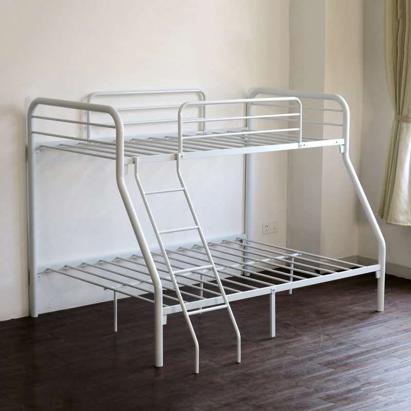 Cheap Prices Heavy Duty Adult Hotel Double Decker Iron Bed School Metal Bunk Bed For Sale