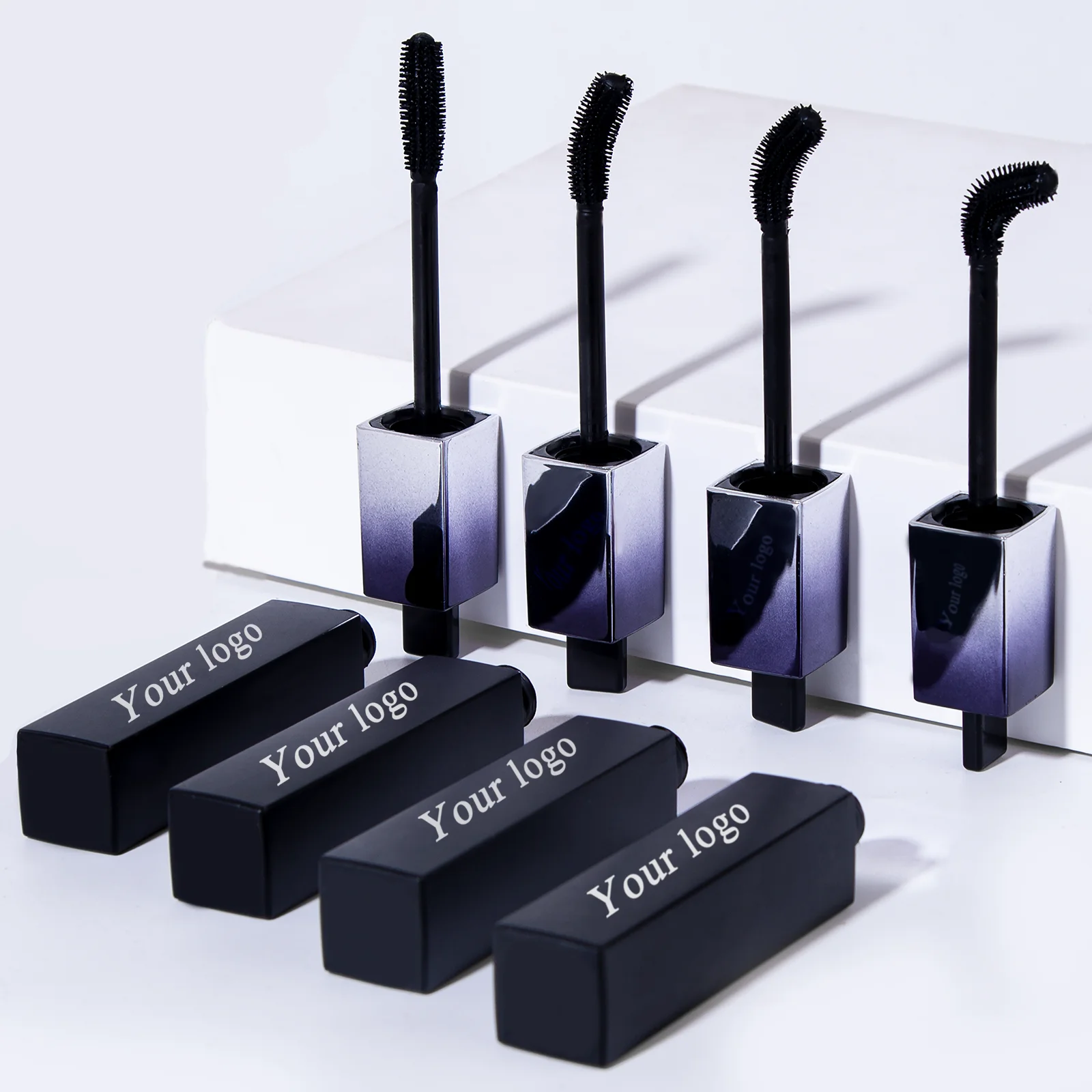 Wholesale best black halloween waterproof 4D wands disposable mascara(new)  tube facial private label makeup