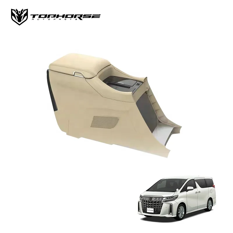 Multifunctional armrest box for alphard /vellfire 20 &30 series storage box with refrigerator