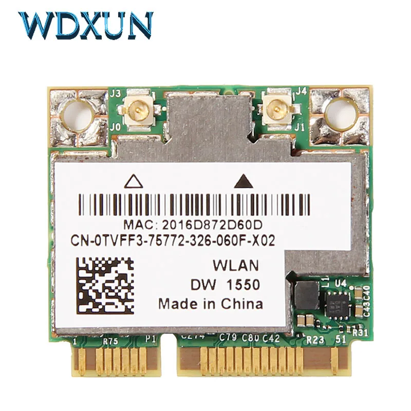 NEW AzureWave for Broadcom BCM94352HMB BCM94352 802.11/ac 867Mbps wifi Half Mini PCI-E DW1550 Wireless Card with BT 4.0