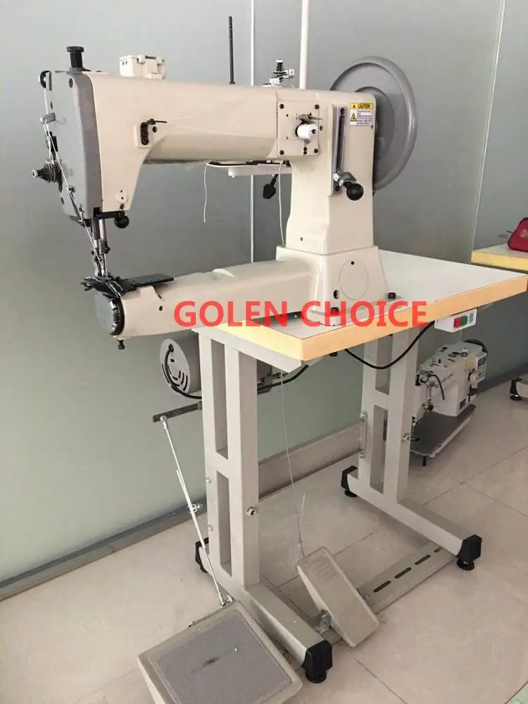  Золотой Выбор GC441 циклической платформе Одиночная игла большой челночный комбикормов машина для шитья Экстра-тяжелые швейная с фунцкией закрытых