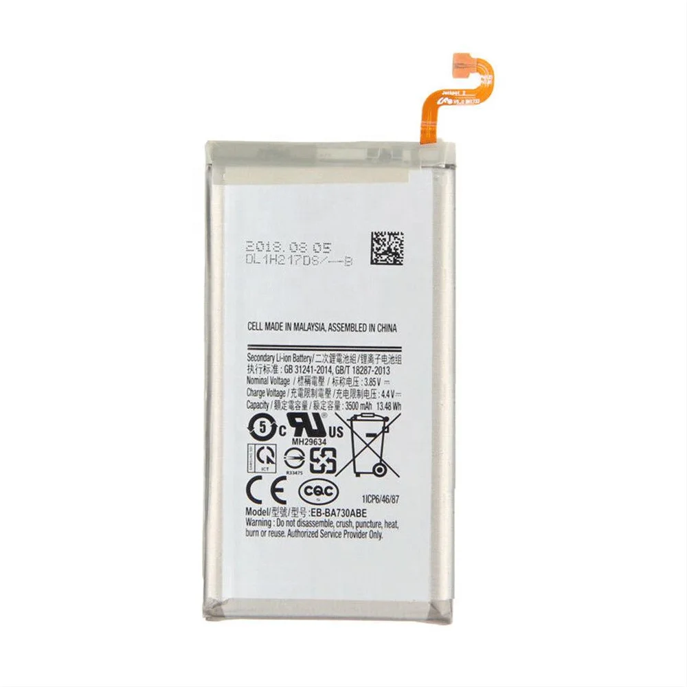 Mobile  phone Battary EB-BA730ABE Battery For Samsung GALAXY A8+ A7 A730X SM-A730F 3500mAh
