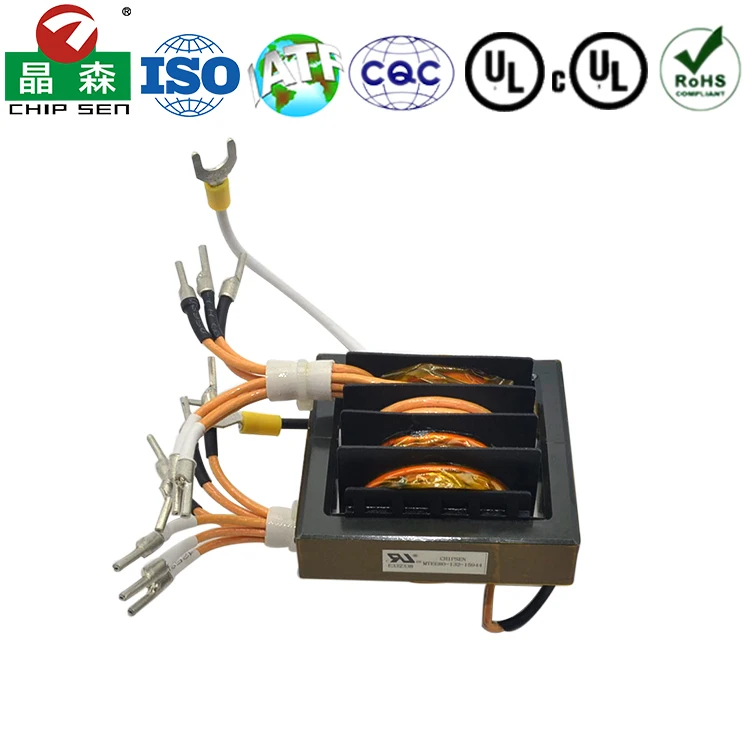 Ferrite core ignition small led step up 12v to 220v  EE80 flyback smps ozone single phase  electric high frequency transformer
