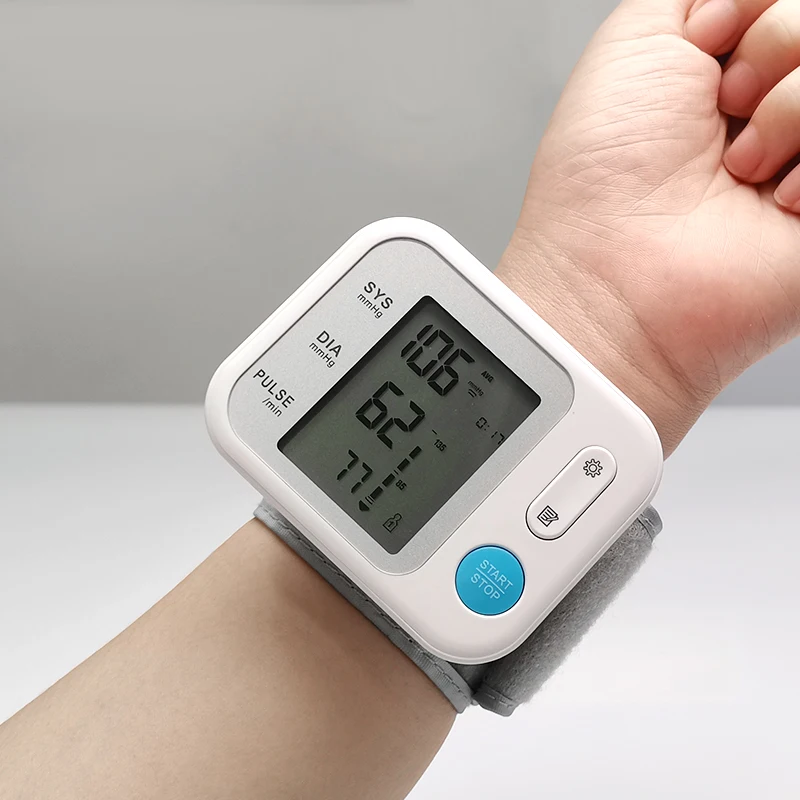 Electronic Manual Digital Portable High Heart Rate Smart Monitors Stethoscope Sphygmomanomet Wrist bp Blood Pressure Monitor