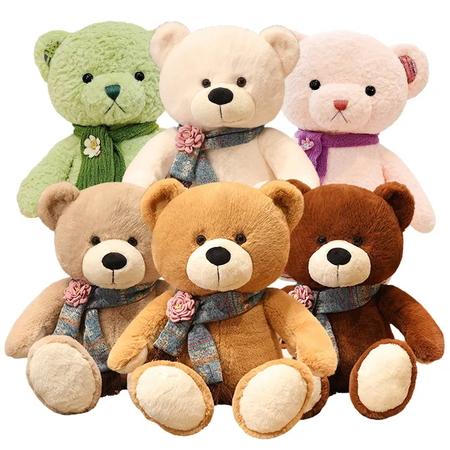 Lying Down Bear Plush Pillow Sofa Home Dolls Gift for Kids Stuffed Animal Teddy Bear Plush Toys Pillow Hot Selling Cute