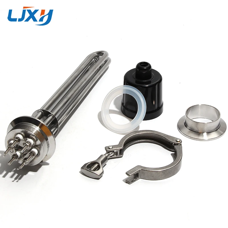 Ljxh Hot Sell  2' 63mm Industrial Hot Water Resistance Heating Element 750W Flange Immersion Available