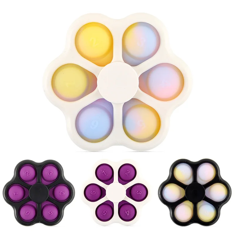 2022 New Trend Stress Relief Toy Flying Spinner Finger Tip Gyro Top Toys Creative Fidget Toys For Kids