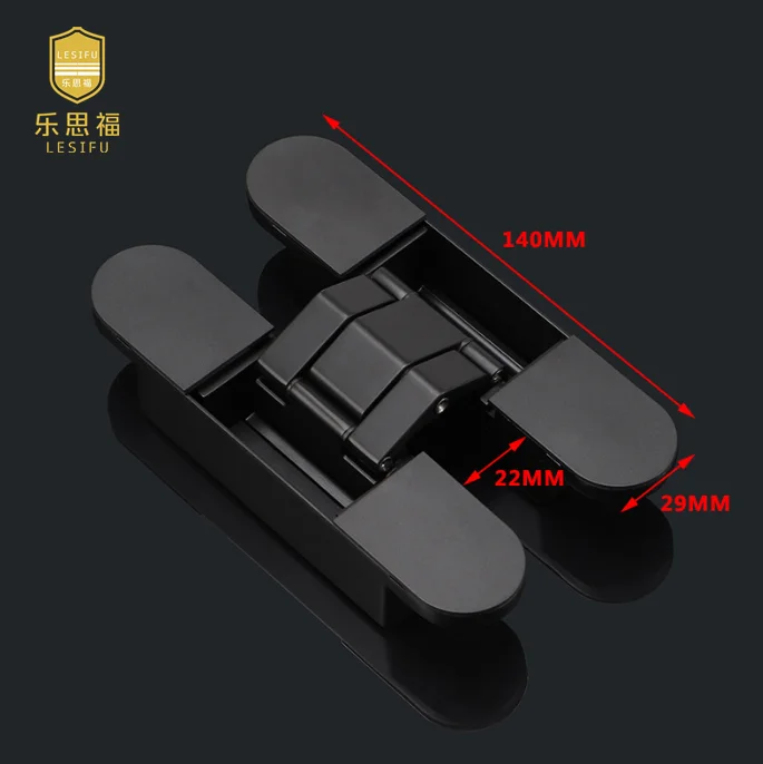 zinc alloy hidden door hinges invisible hinges concealed hinge for wood door