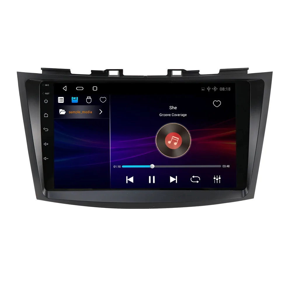 YHT Android For Suzuki Swift 4 2011-2017 Car Radio Multimedia Video Player Navigation GPS 2din dvd Screen
