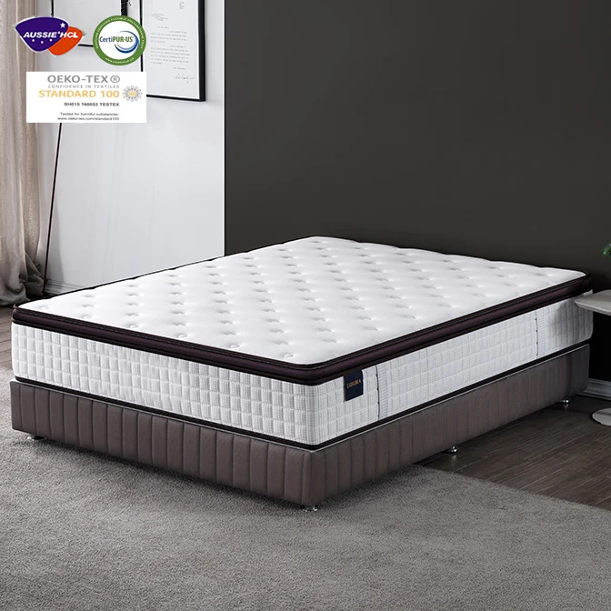 The best factory AUSSIE roll sleeping well full inch mattresses order online king double gel memory foam spring mattress