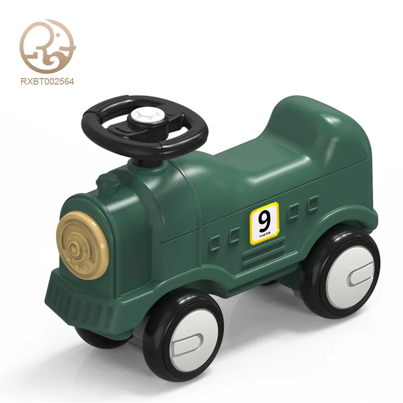 Wholesale plastic 4 wheels sliding scooter with steering wheel kids scooter baby walker children indoor fun ride-on cars toy