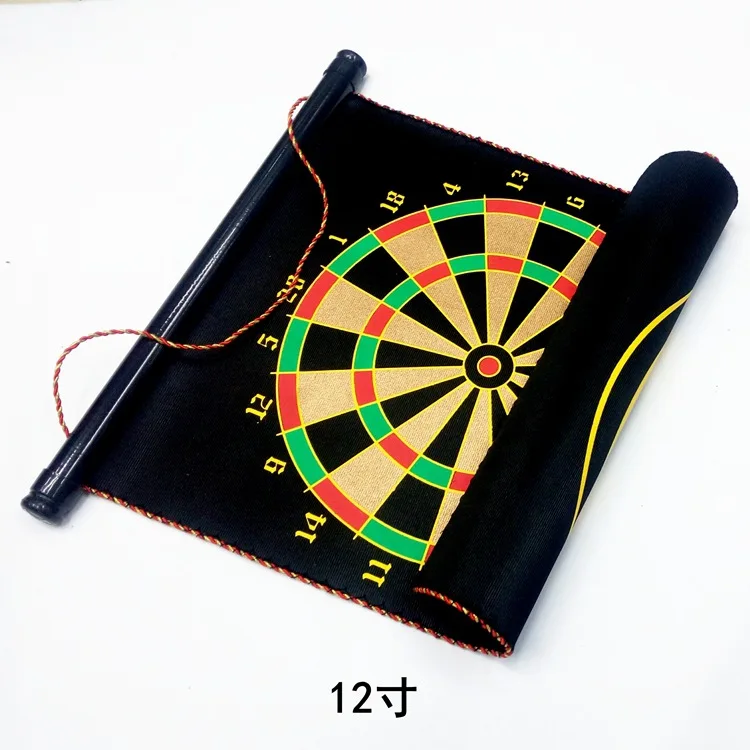 
12/15/17 Inches Magnetic Dart Board Darts Suit Double Sided Flocking Hard Darts Plate of Safety Game Board Toy 