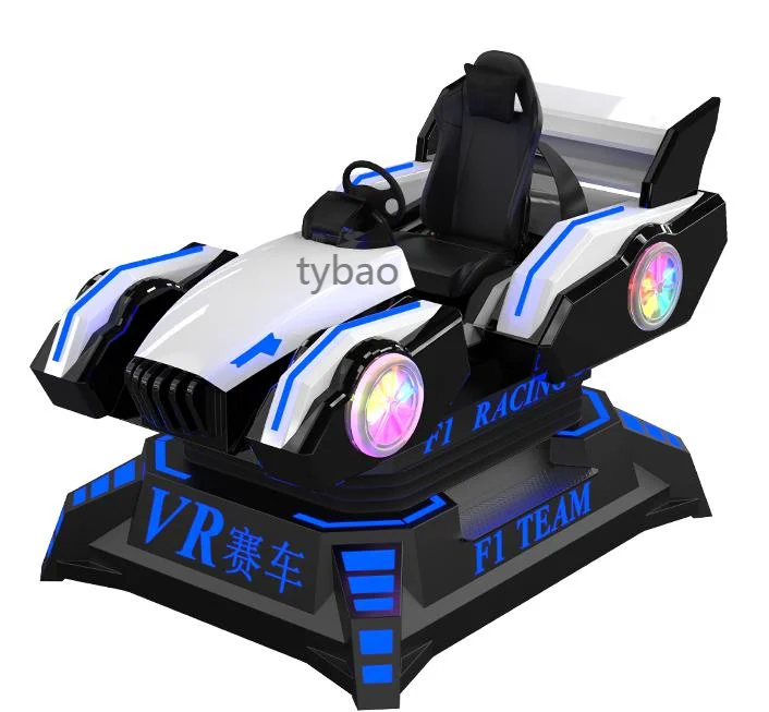 2024 New Design Virtual Reality Race Arcade Car Racing Driving Vr Games Seat Simulator Machine Vr Multiplayer For Kids