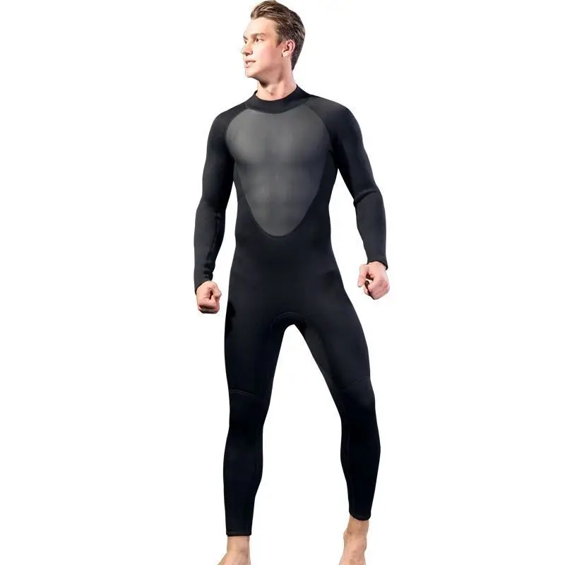 High Quality Thickened 3mm Surfing One-piece Warm Swimming Professional Diving Suit For Men