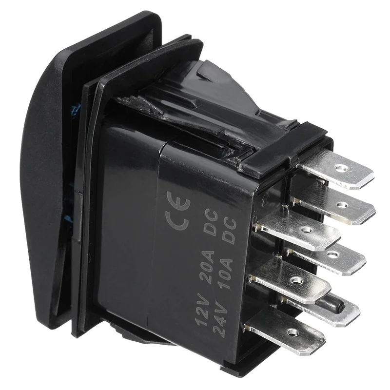 Custom Marine 7P ON-OFF-ON rocker switch ON-OFF  membrane 12v 24v caravan camping  rocker race car