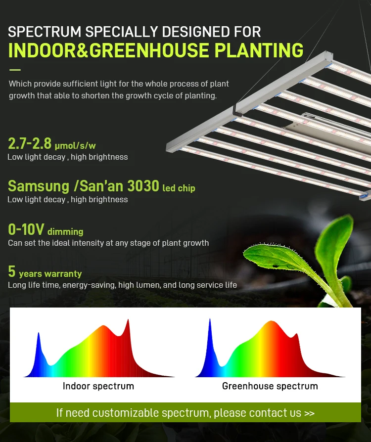 Flower Plant Full Spectrum Foldable LED Grow Light Aluminium 800 Watt LED Grow Light