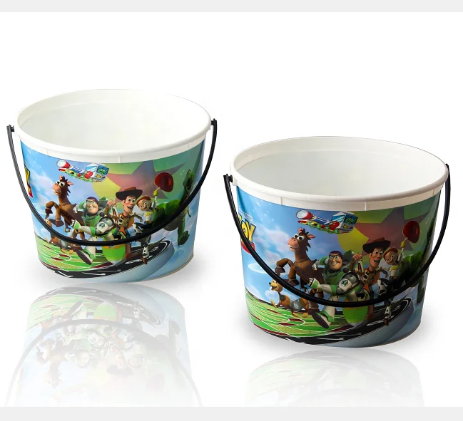 Oem Добро пожаловать BPA бесплатно 32 унц. IML Cinema чашки контейнер