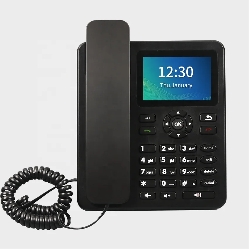 3.5 inch SIP Phone for High-end enterprise Business Wireless Phone SIP Lines IP for Home Office VOIP Telephone