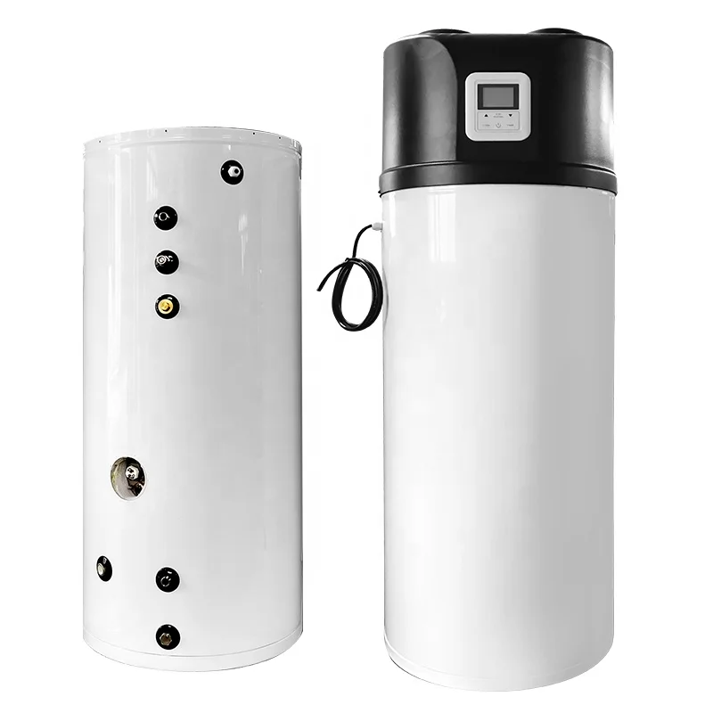 200L inner tank Integrated 2kW 3kW air water heat pump all in one heat pump water heater tank