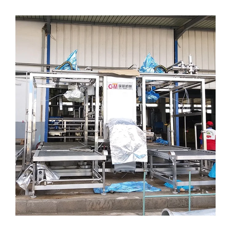 Industrial machinery tomato paste diluting blending mixing vacuum concentrate small production line