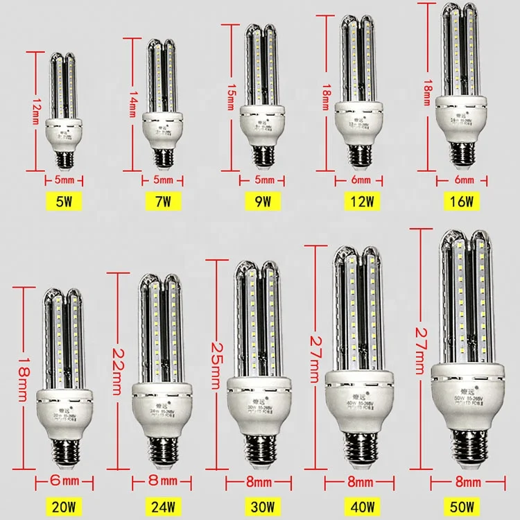 40W E14 E27 220V LED Energy Saving Lamp AC85-268V Warranty Two Years
