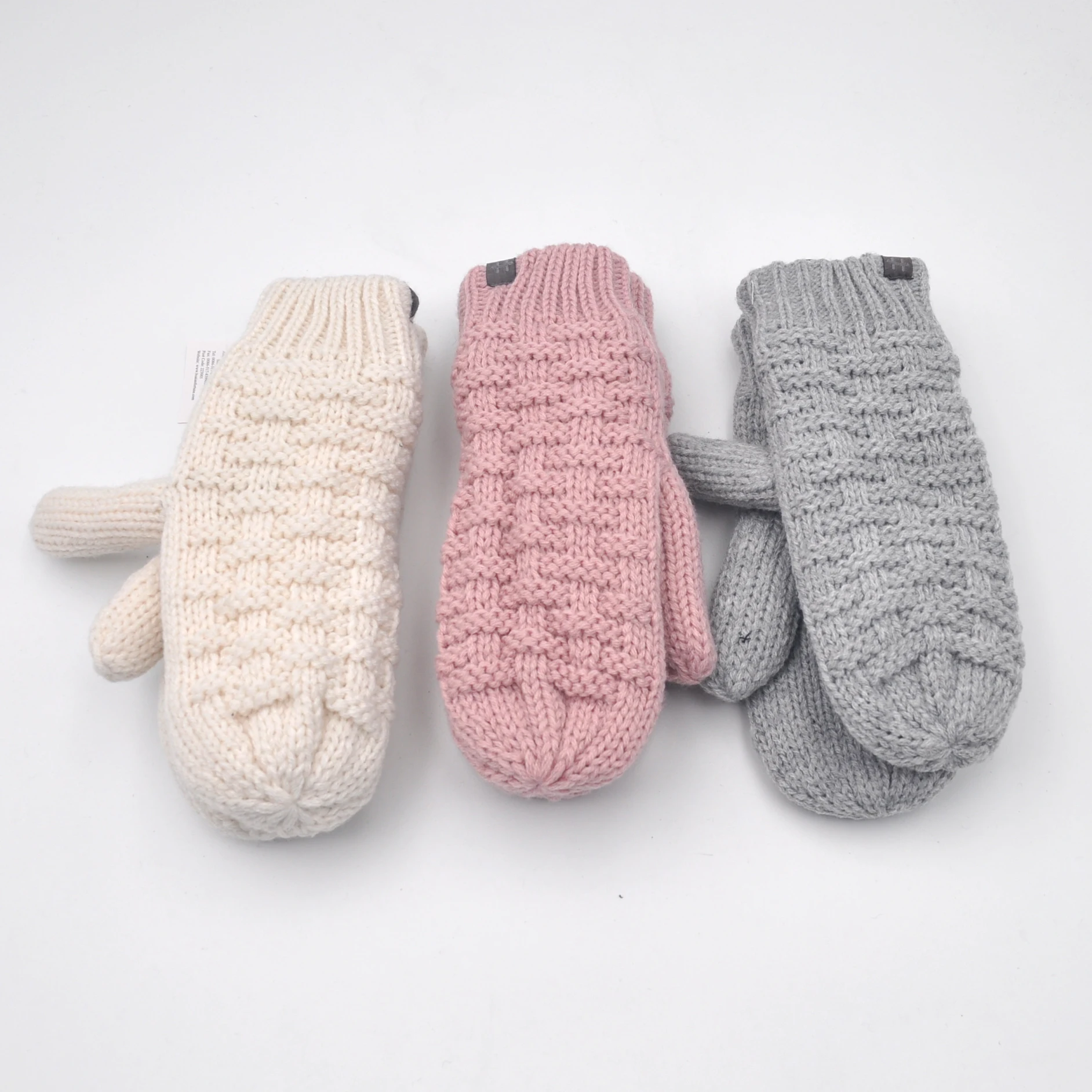 High Quality Winter Knitted Gloves Mitten Winter Mitten Wool Fingerless Gloves