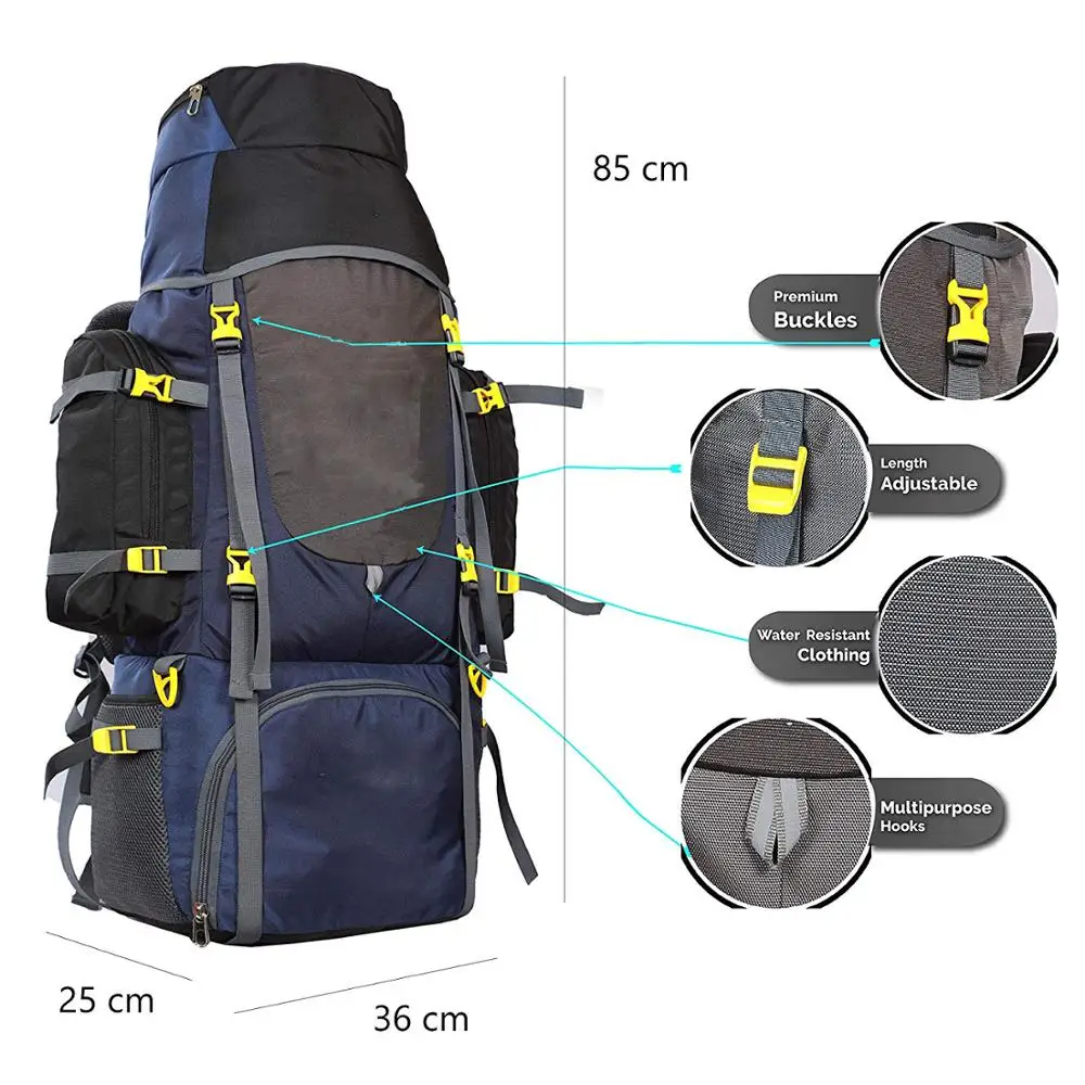 Factory Directly Supply Professional Travel Backpack for Outdoor Sport Camp Hiking bag Outdoor Sport RPET Bag