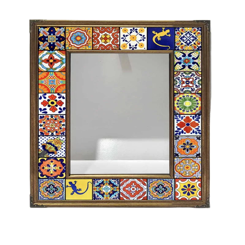 Modern Handmade Solid Product Wall Mounted Mother Pearl Picture Photo Frame Customized Size Wine Color Glass PS Decoration