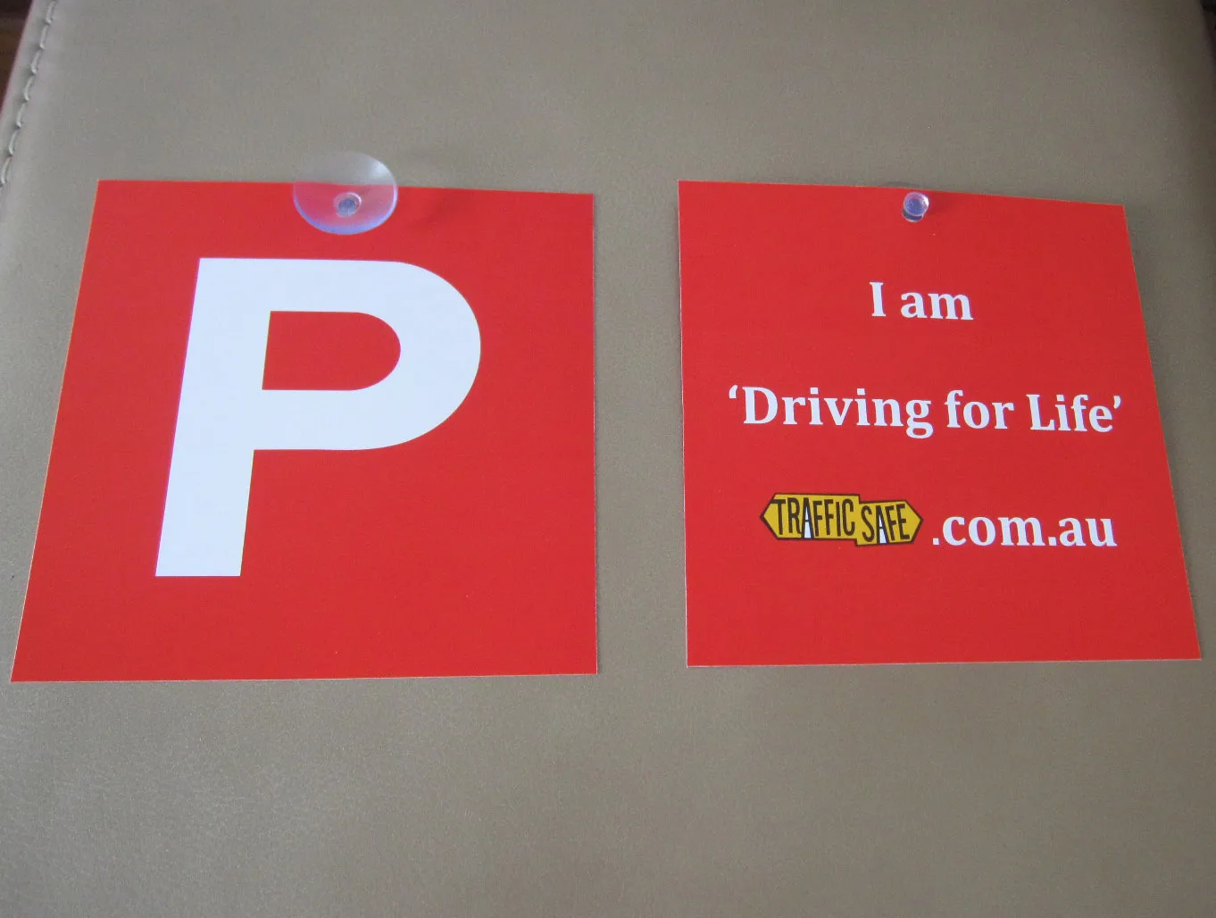 High Quality PVC Car Window Sign with Suction Cup