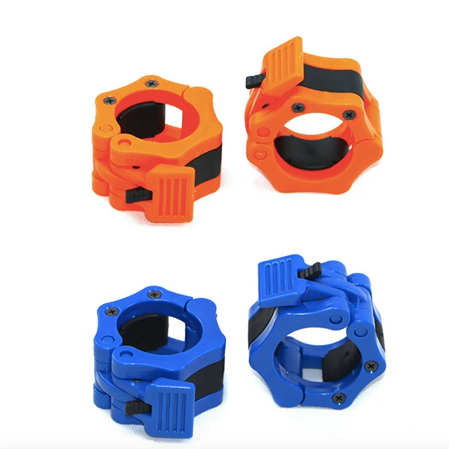 2 inch 50 mm Barbell Clamps Quick Release of Locking 2' Diameter Standard Bar Collar Weightlifting Weight Bar Clips