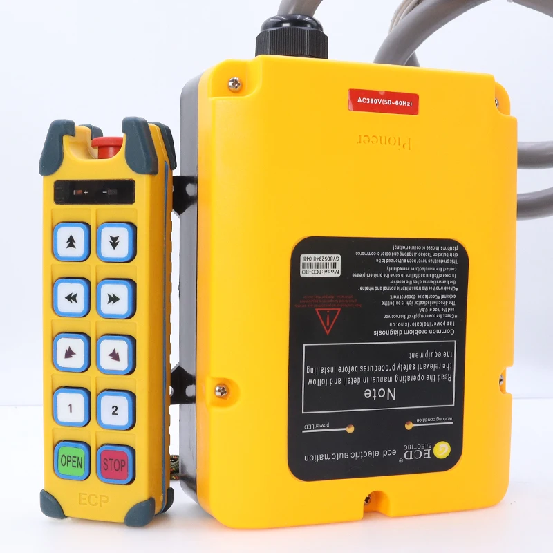 Guaranteed service 8 keys double speed scissor lift industrial wireless crane remote control